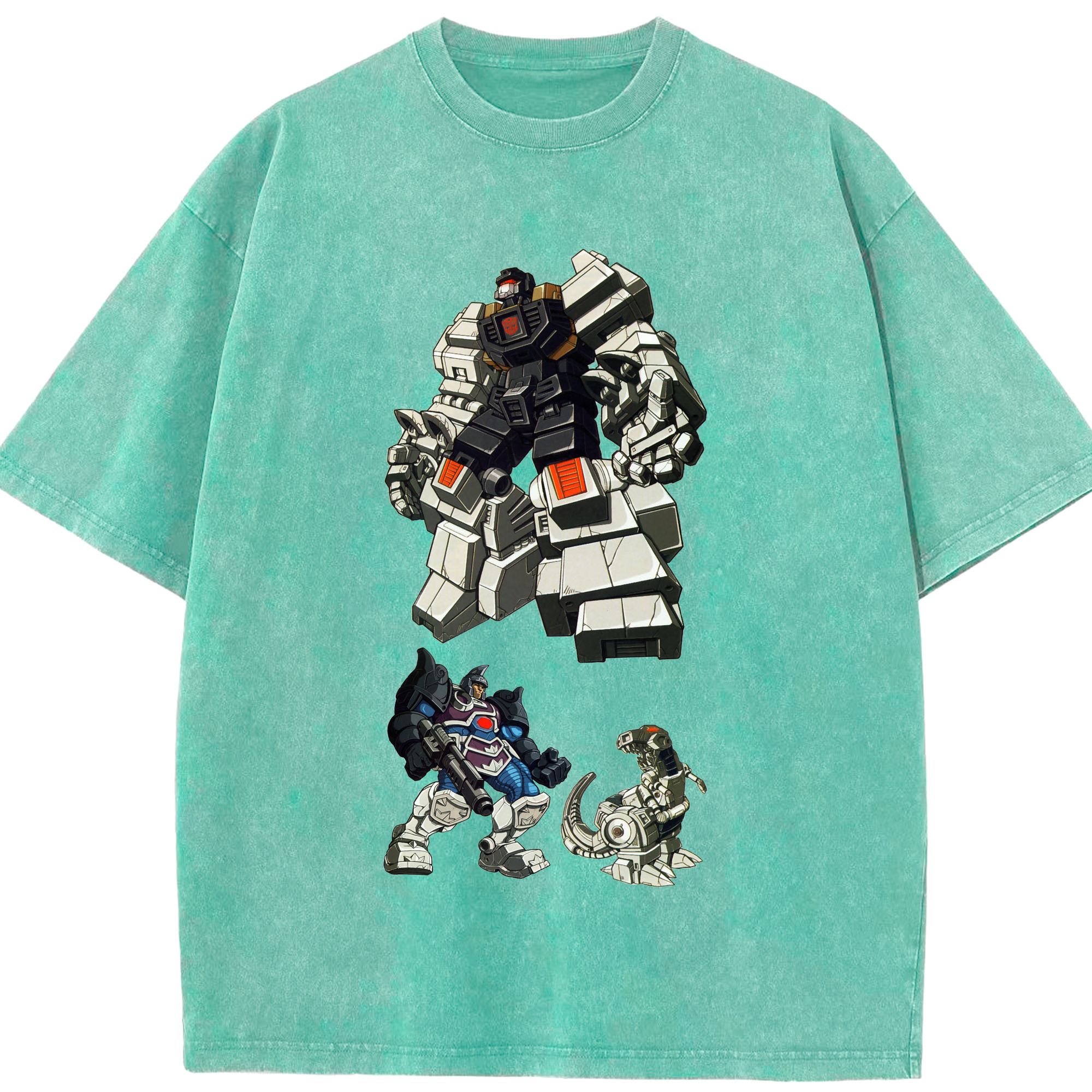 （画像用）  綿100% ヴィンテージ風 半袖Tシャツ（フロントプリント）